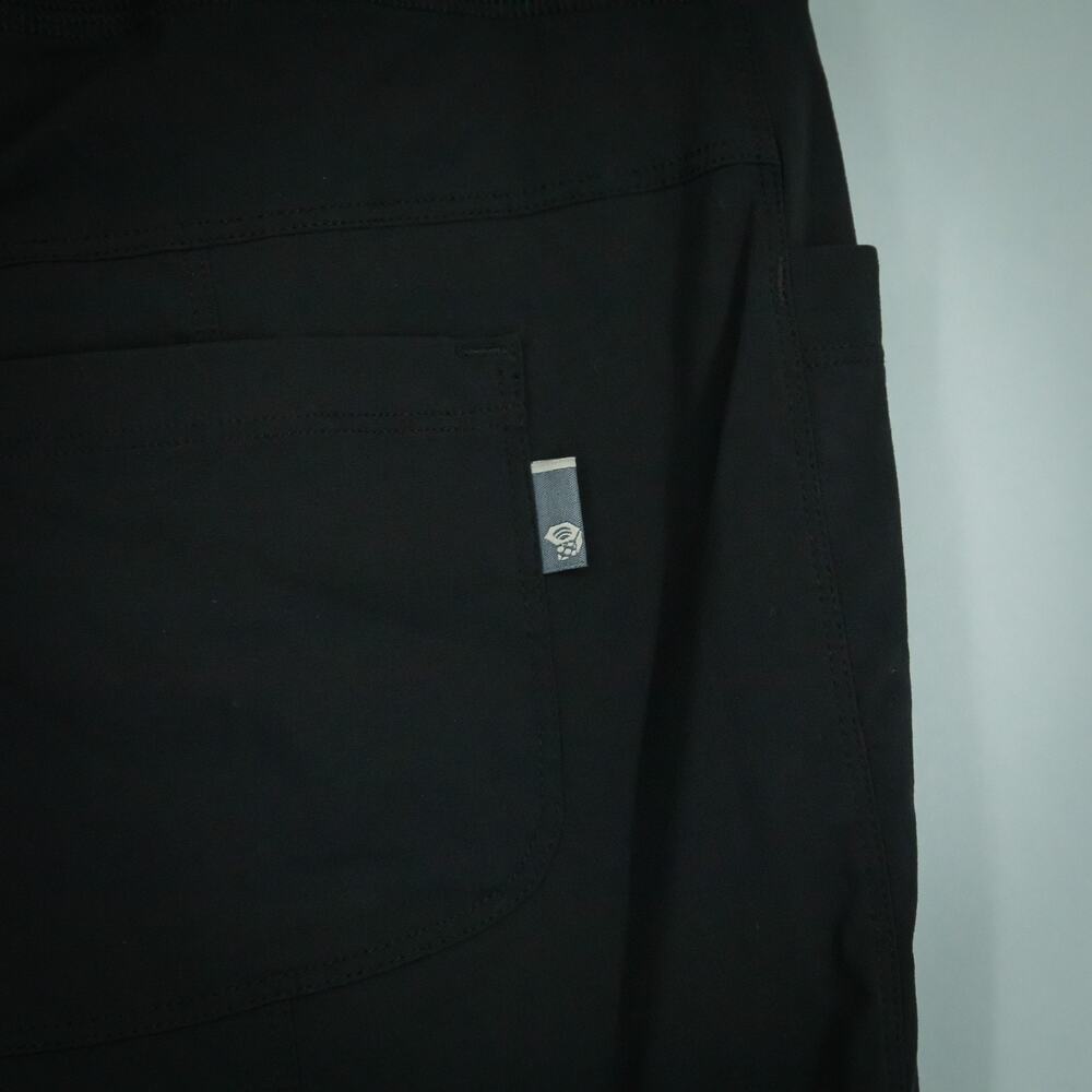 Mountain Hardwear Size Medium M Black Pull On Crop Cropped Active Outdoor Pants - Picture 3 of 8